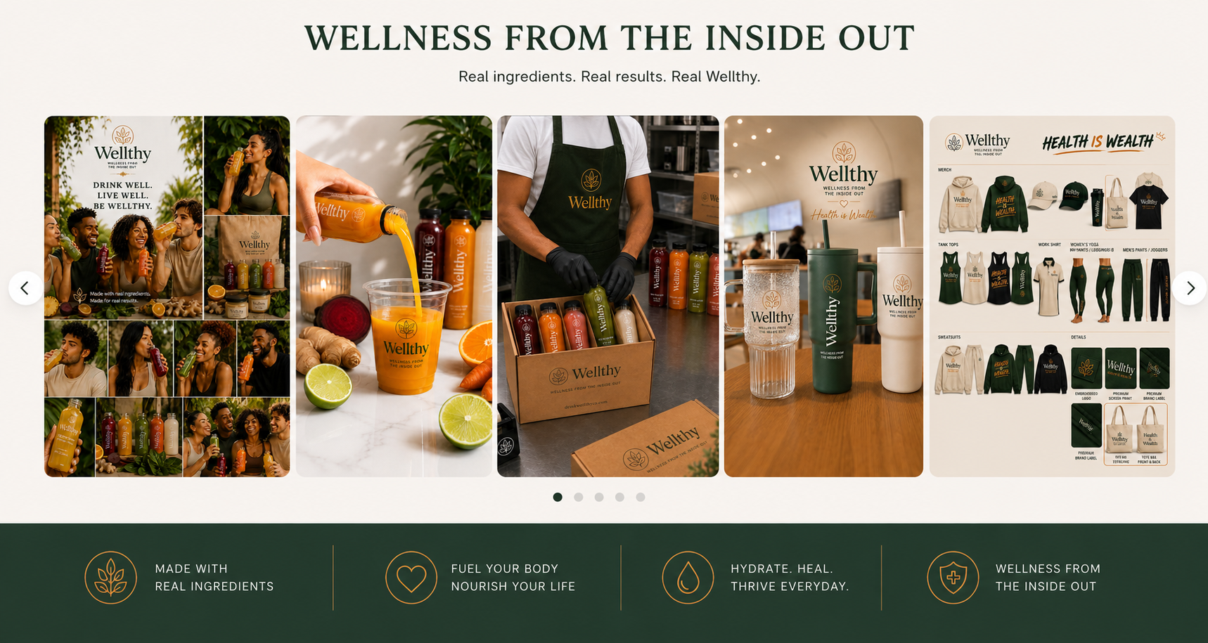 Wellness from the inside out — real ingredients, real results, real Wellthy.